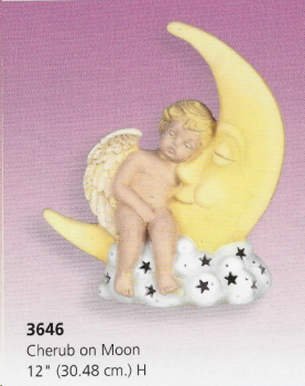 SCIOTO-Gießform - neu – Cherub on Moon – 30,48 cm hoch - USA