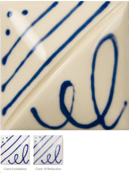 SG-404 – Blue – MAYCO Designer Liner – NONTOXIC – 1.000 bis 1.305 °C - Cone 06 bis Cone 10 – 1,25 oz = 37 ml
