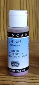 SH-605 – Wisteria – Sheer Strokes – durchscheinend – Kaltmalfarbe von DUNCAN – 29,5 ml – Altbestand