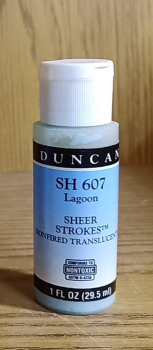 SH-607 – Lagoon – Sheer Strokes – durchscheinend – Kaltmalfarbe von DUNCAN – 29,5 ml – Altbestand