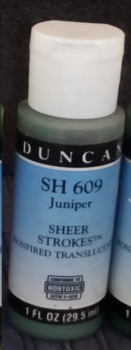 SH-609 – Juniper – Sheer Strokes – durchscheinend – Kaltmalfarbe von DUNCAN – 29,5 ml – Altbestand