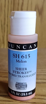 SH-615 – Melon – Sheer Strokes – durchscheinend – Kaltmalfarbe von DUNCAN – 29,5 ml – Altbestand