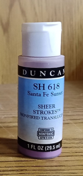 SH-618 – Santa Fe Sunset – Sheer Strokes – durchscheinend – Kaltmalfarbe von DUNCAN – 29,5 ml – Altbestand