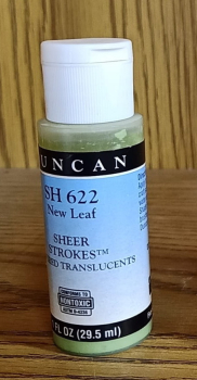 SH-622 – New Leaf – Sheer Strokes – durchscheinend – Kaltmalfarbe von DUNCAN – 29,5 ml – Altbestand