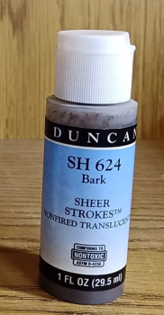 SH-624 – Bark – Sheer Strokes – durchscheinend – Kaltmalfarbe von DUNCAN – 29,5 ml – Altbestand