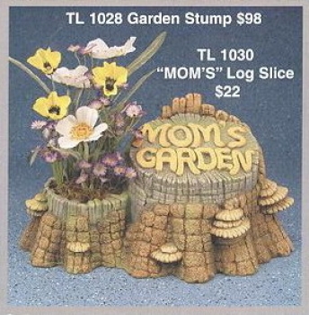 TLDesign-Gießform - neu – Baumstamm – Garden Stump – 38 cm breit  - USA