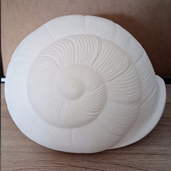 Schneckenhaus – Nagetierhöhle – 28 x 21,5 x 20 cm - Schrühware – Sonderangebot – Öffnung nur unten