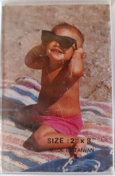 Fotohalter aus Kunststoff – 5 x 7,5 cm – Foto wird eingeschoben - DISC