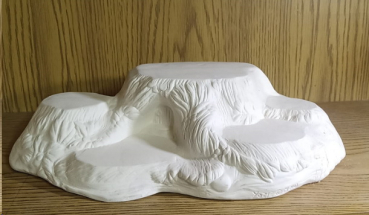 Basis mit 5 Plattformen – 33 x 18 x 8 cm – Einzelstück – Schrühware – Sonderangebot