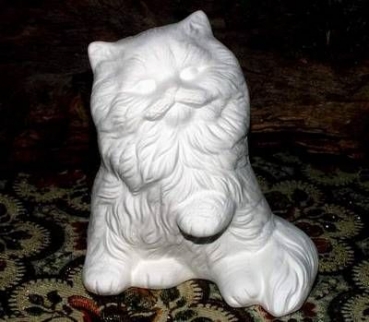 sitzende Katze – Schrühware