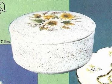 ALBERTAS-Gießform - neu - Dose - rund - glatt - 12 x 6 cm