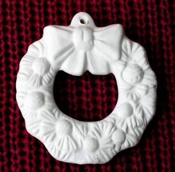 ALBERTAS–Gießform – neu – Weihnachtskranz – Ornament – Hänger – 9,2 cm – Design auf Vorder-​ und Rückseite