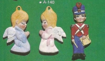 ALBERTAS–Gießform – gebraucht – Weihnachtsmotive (3) – Ornament – Hänger – bis 4,5 cm – Design auf Vorder-​ und Rückseite - neu 13 € - neuwertig