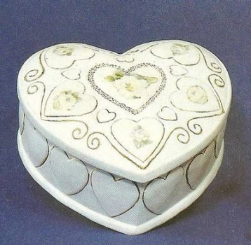 ALBERTAS–Gießform – neu – Herz-Dose - 5,5 x 11,7 cm