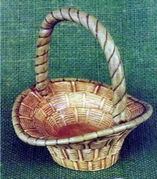 Korb - 15 x 13 cm - Schrühware