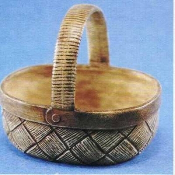Korb - 12 x 13 cm - Schrühware