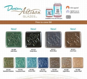 AG-408 - Oyster Shell - DUNCAN Artisan Glaze – 473 ml - DISC