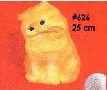 Dicke sitzende Perserkatze – Schrühware