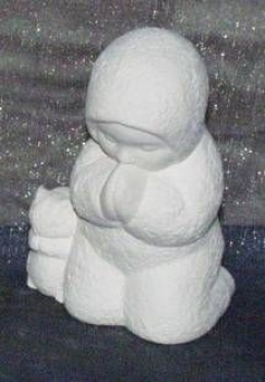 ALBERTAS-​Gießform – neu – Schneebabies – betend und liegend im 2er-​Set – bis 7,5 cm hoch - Sonderangebot