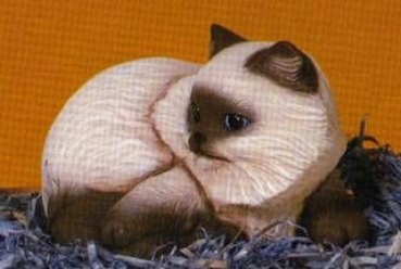kleine Perserkatze – 15 cm lang - Schrühware