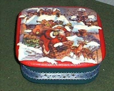 Viereckige Dose – 15 x 15 x 6 cm - Schrühware