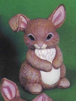 ALBERTAS-Gießform - neu – Knickohr-Hase – rechts – Just a Bunny – 21 cm hoch - USA