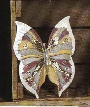 Schmetterling für die Wand – 25 cm hoch – Schrühware