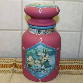 Apothekerdose – groß – 19 cm hoch – Schrühware