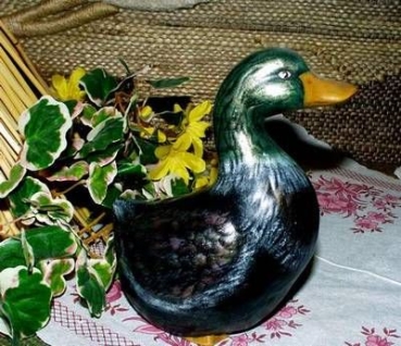 SCIOTO-Gießform – gebraucht – Ente – Kopf hoch – 15 cm hoch – Neuwert 50 EUR – noch gute Form