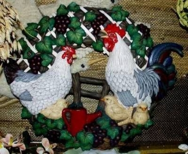 SCIOTO-Gießform - neu – Hühnerkranz - 42,5 cm Durchmesser - USA