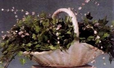 Großer Korb - Schrühware - 40 x 30 cm