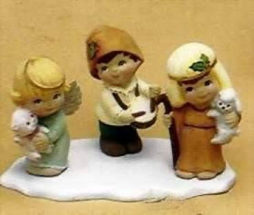 RIVERVIEW-Gießform - neu – Kinder und Engel im 3er-Set (ohne Basis) – je ca. 5 cm  - USA
