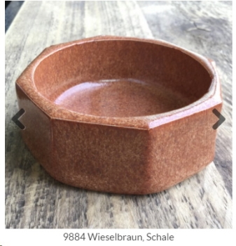 Wieselbraun – glänzend - 800 ml – Steinzeug-Glasur von BOTZ - Brennbereich 1.220 bis 1.280 °C - Kopie
