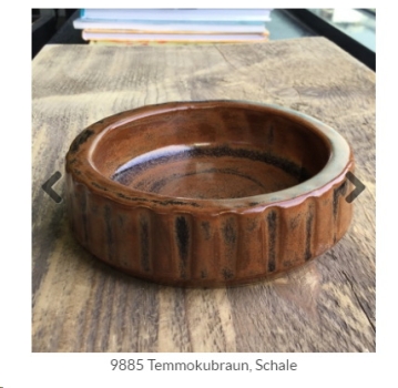Temmokubraun – glänzend bis seidenglänzend - 200 ml – Steinzeug-Glasur von BOTZ - Brennbereich 1.220 bis 1.280 °C