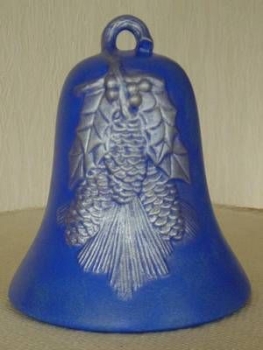 CARINA-Gießform - neu –Glocke mit Zapfenmotiv –16 cm hoch