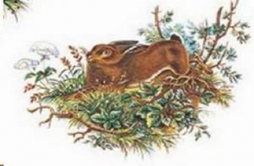 Keramik-Tasse - Becher mit Wunschtext – Motiv: 2 x Hase