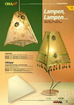 3er-Set – Lampenschirm für  Hänge- oder Tischlampe - 3-fach