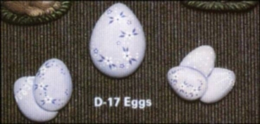 DONAS-Gießform - neu – Eier - Magnete – 3 verschiedene – USA
