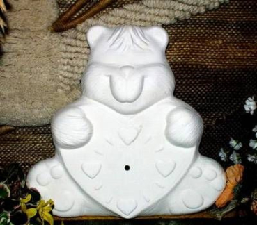 DONAS-Gießform - neu – Teddy-Wanduhr – 25 cm hoch - USA