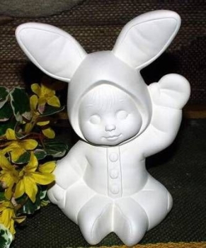 DONAS-Gießform – Sweet Tot Bunny – winkend – 20 cm hoch - USA
