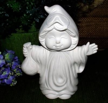 Sweet Tot Ghost - Geistermädchen – 19,6 cm hoch – Schrühware