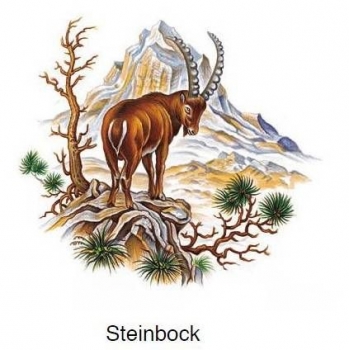 Decal - Steinbock - 8 cm