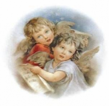 Decal - Angels heard in High - 8,75 cm Durchm
