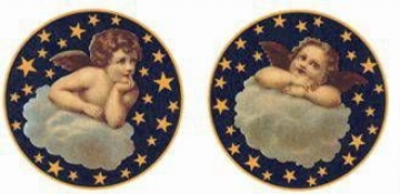 Decal - Celestial Angels - 5 cm – 2er-Satz