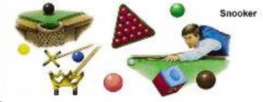 Decal - Snooker - Billiard  190 x 90 mm