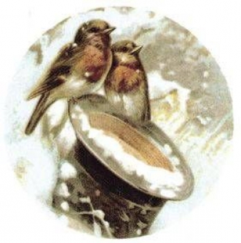 Decal - Snowy Day - 7,5 cm