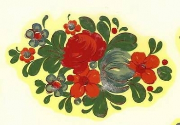 Decal – Blumen - 7 x 5 cm