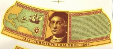 Decal - Columbus - 26 x 9 cm
