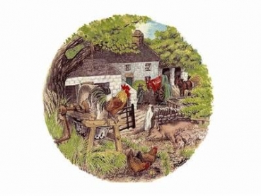Decal - FARMYARD SCENES - Hühner – 50 mm - DISC