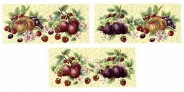 Decal - Set of VICTORIAN FRUIT - 19,5 ,x 9 cm - 2 x Lager